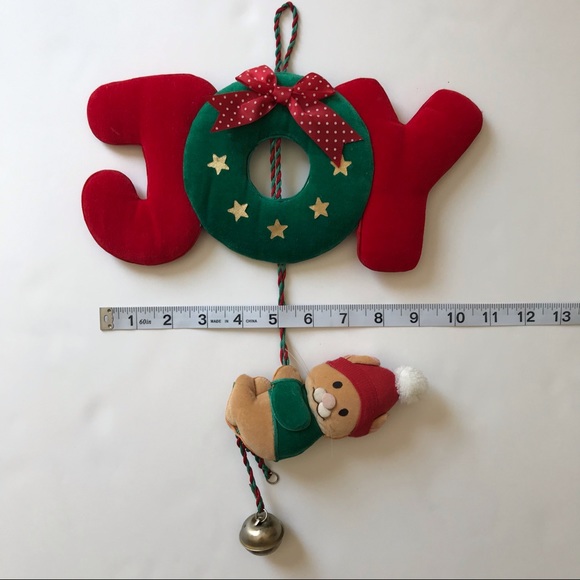 Vintage Holiday Joy Sign Hanger - Picture 5 of 6